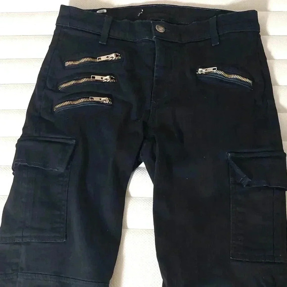 J Brand black cargo skinny jeans size 27 - Picture 3 of 12